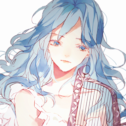 插画动漫 二次元 头像 女