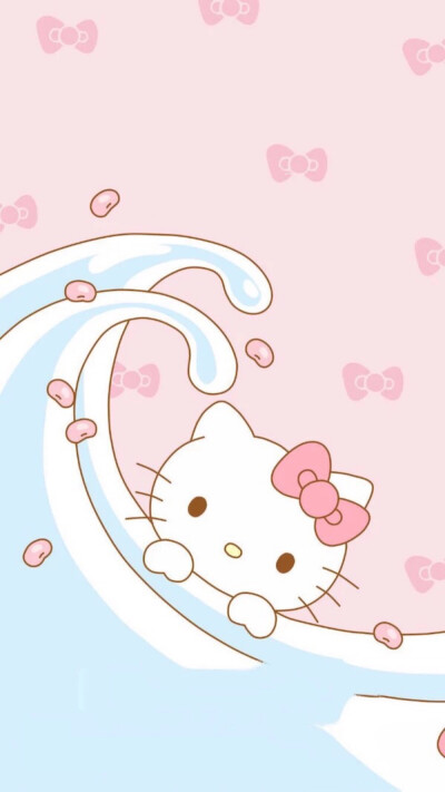 Hello kitty "#卡通动漫&手机壁纸""(◕‿◕✿