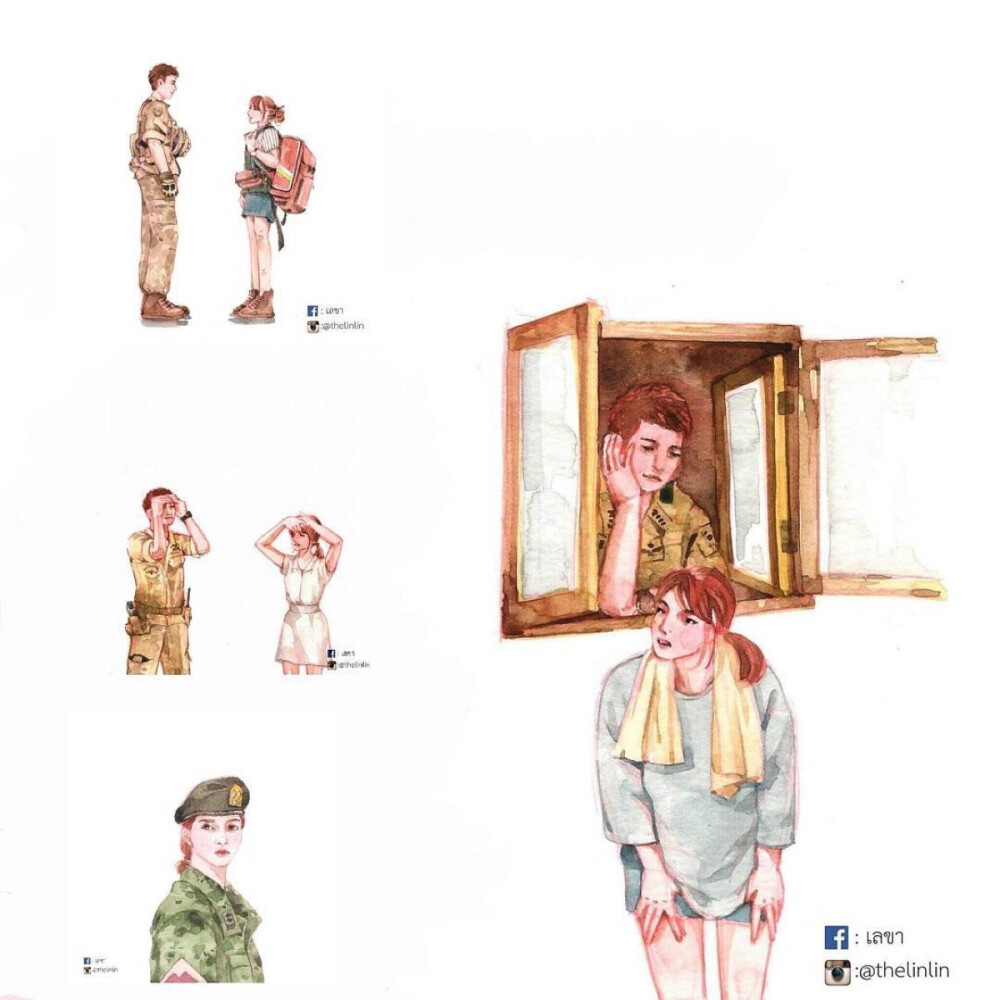  #太阳的后裔#太阳的後裔#宋钟基#宋慧乔#晋久#刘时镇#徐大荣 #宋仲基 #素描#手绘 