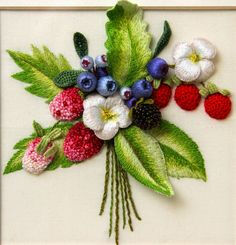 Beautiful Stumpwork Embroidery!