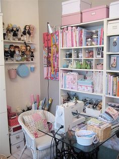 I want my sewing room to look like this!