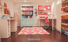 Welcome to the Mouse House sewing room reveal