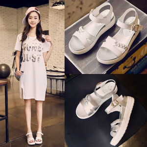 好看 凉鞋 白色