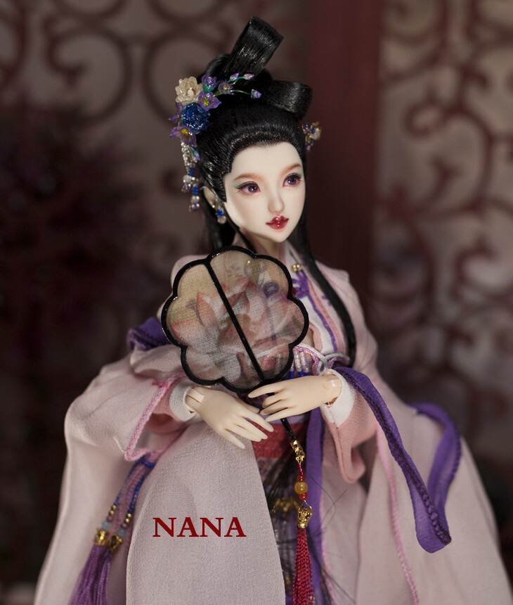 NANA，花花合作成品娃——飞燕草 已出展示