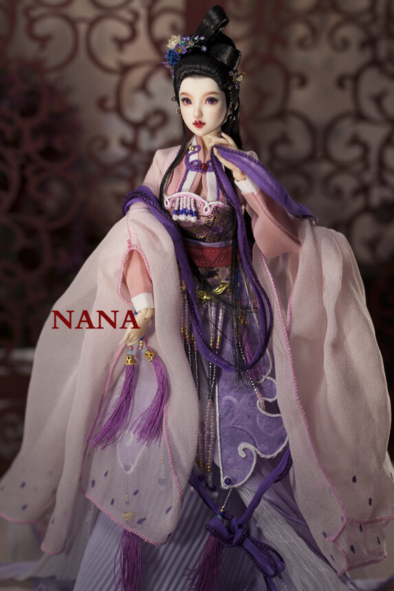 NANA，花花合作成品娃——飞燕草 已出展示