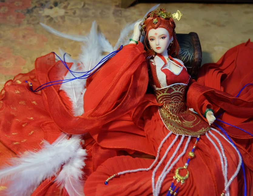 ob27女娃衣 可儿 芭比 6分bjd 龙吉公主(名额) 已出展示