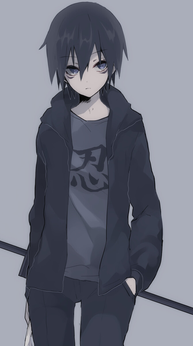 一拳超人一击男音速的索尼克短发常装萌转载自p站勿侵删画师夜