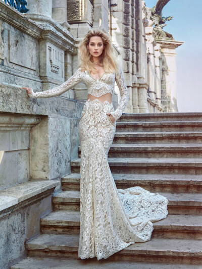 意大利高级定制品牌 Galia Lahav 释出最新2016秋冬「Ivory Tower 象牙塔」高级定制婚纱系列广告大片