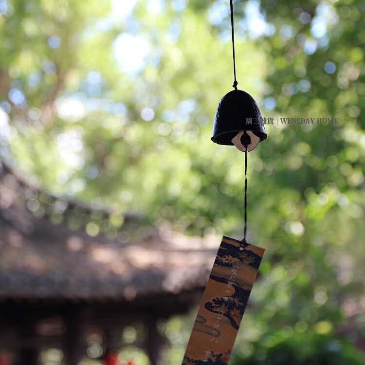 铁艺风铃复古风铃金属风铃寺庙挂件和风铃铛挂饰阳台窗户装饰挂件