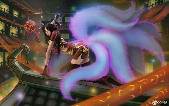 英雄联盟 LOL 阿狸 萌图 可爱 九尾妖狐 游戏 Ahri