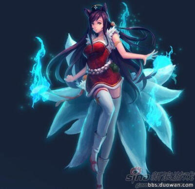 英雄联盟 LOL 阿狸 萌图 可爱 九尾妖狐 游戏 Ahri