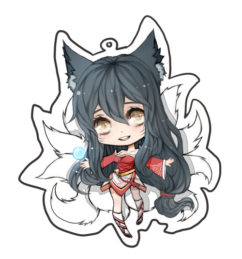 英雄联盟 LOL 阿狸 萌图 可爱 九尾妖狐 游戏 Ahri