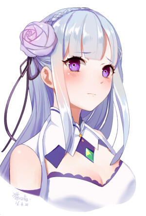 【侵删】Emilia | 猫rz叔  p站_id=56468849