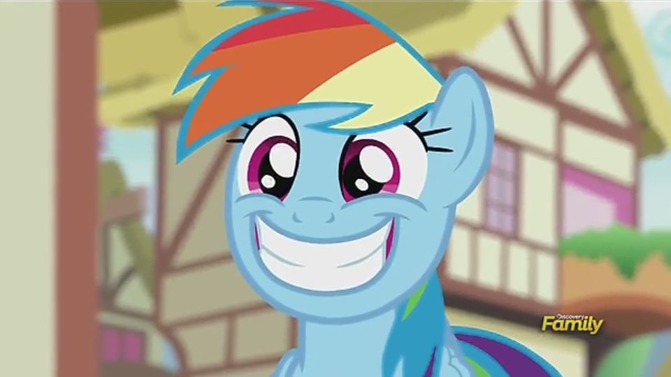 Why are you so cute,RainbowDash？