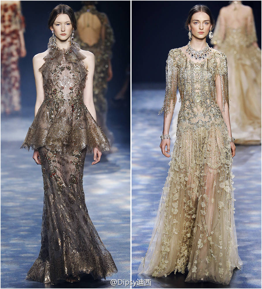 Marchesa Fall 2016 珠宝镶嵌系列 ◆转自微博 @Dipsy 迪西◆