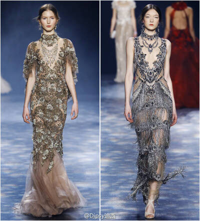 Marchesa Fall 2016 珠宝镶嵌系列 ◆转自微博 @Dipsy 迪西◆