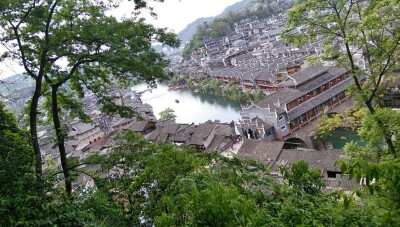 凤凰古城风景，古建筑