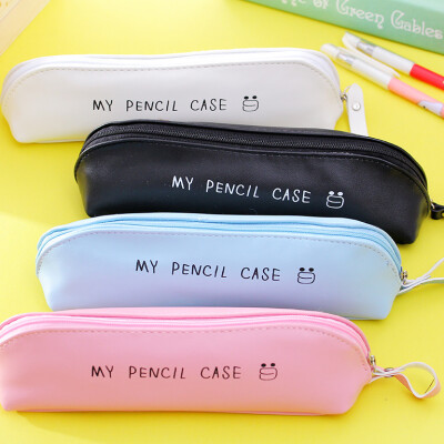 文具袋简约小清新笔袋大容量学生女孩可爱创意文具盒韩国学习用品
