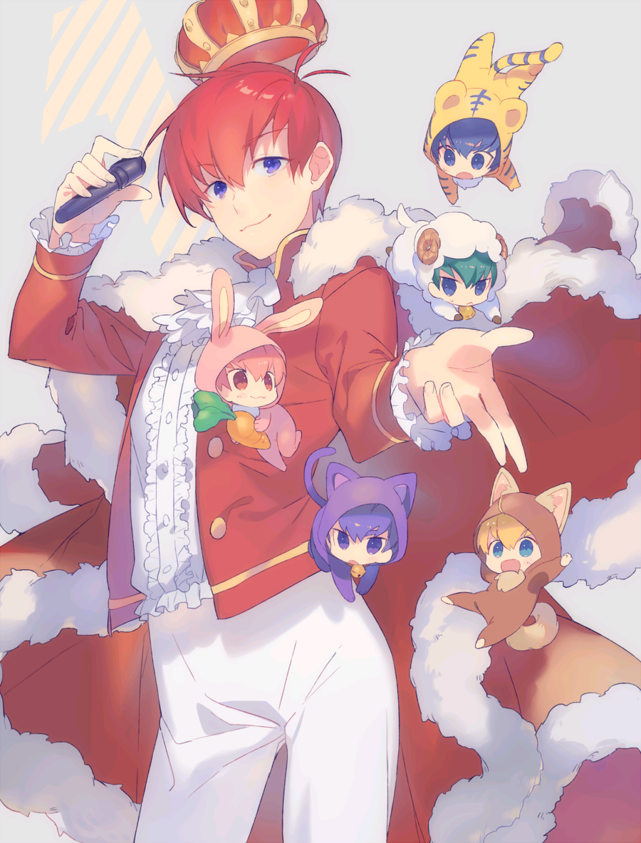 71沐湷搬运71阿松f6帅气男子可爱萌q版国王动物pid57567829