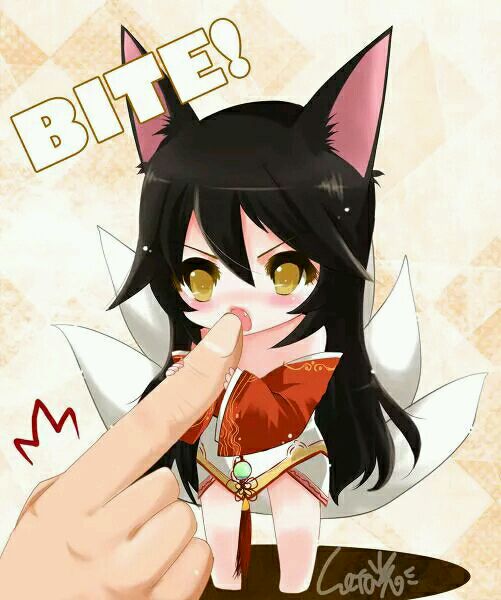 英雄联盟 LOL 阿狸 萌图 可爱 九尾妖狐 游戏 Ahri