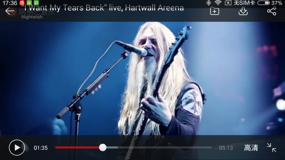 强烈推荐这个视频
nightwish----I want my tears back