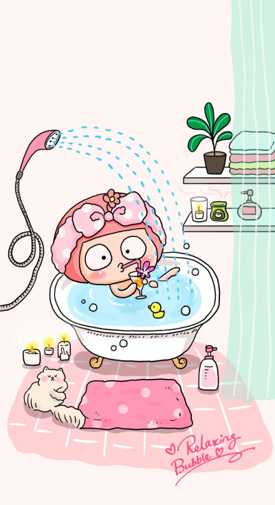 bath time～