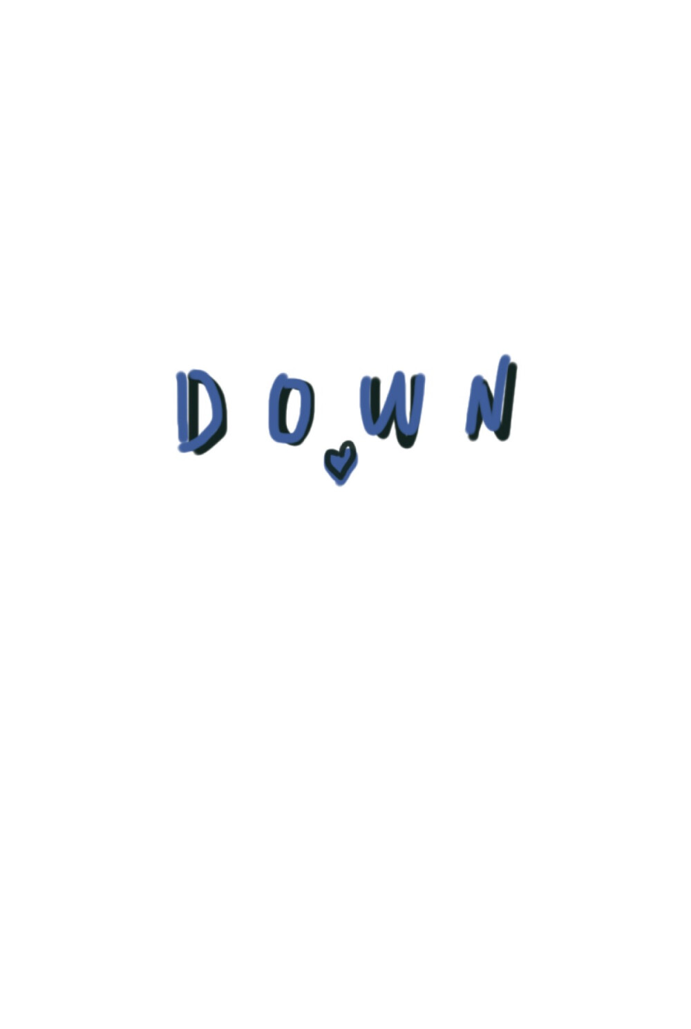 心情很down