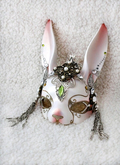 面具 兔子面具 手绘 原创 和风 日系 日本 东瀛风格 传统 历史感