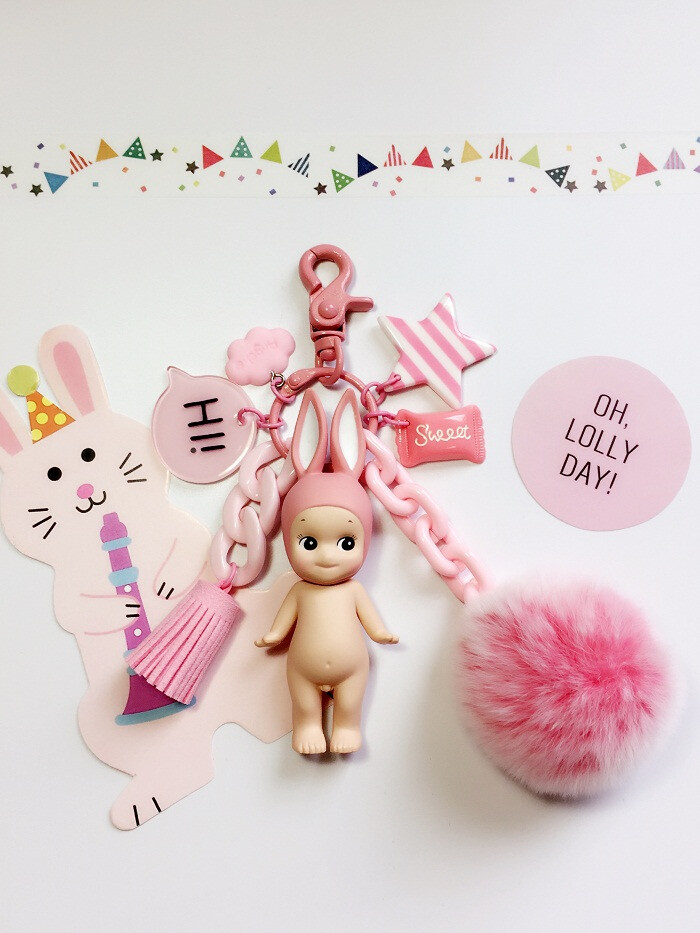 lemonmint正版sonnyangel兔子钥匙扣包挂车挂