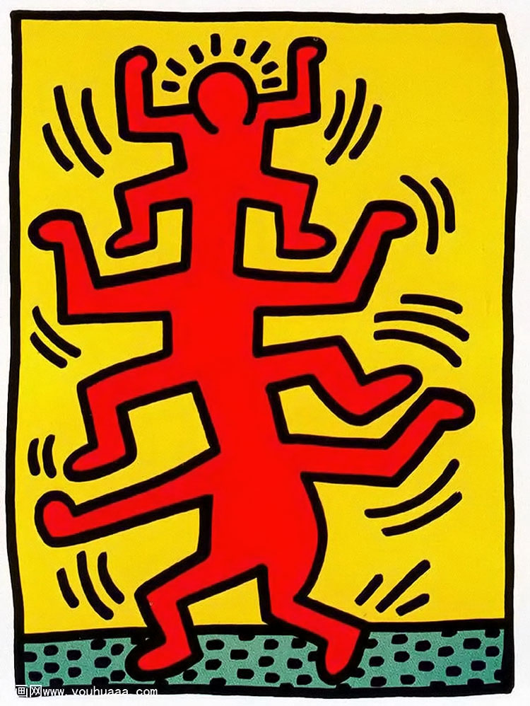 涂鸦艺术大师凯斯·哈林 (Keith Haring)