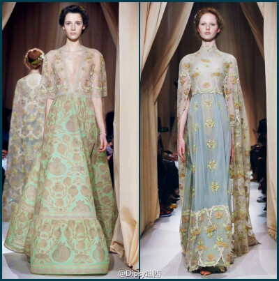 Valentino Haute Couture S/S 2015┃ ☸宫廷感&东欧民族风☸ 轉自微博 博主@Dipsy迪西