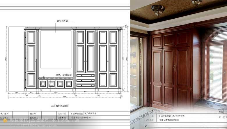 衣帽間 整體家居設計定制，請關注 大國工匠別墅木作。