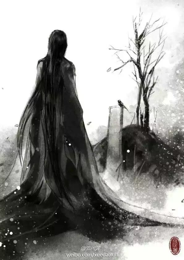 十年生死两茫茫，不思量，自难忘。
千里孤坟，无处话凄凉。
苏轼·《江城子》