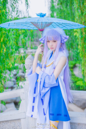 #COS##我家大师兄脑子有坑##天道##卜算天#：Hoshilily photo：@风音_Frariski 服装道具感谢：@火花动漫工厂店 【祝大师兄跟二师兄百年好合