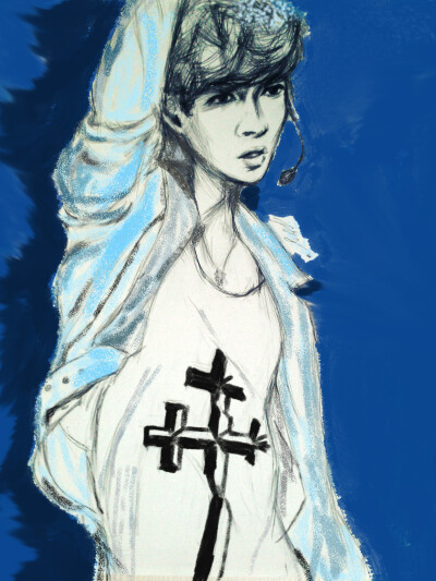 #张艺兴 #手绘 #插画 #EXO #LAY