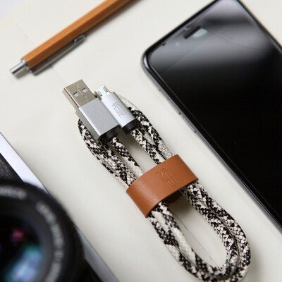 冇心蛇纹 iPhone6s6Plus数据线 苹果安卓手机充电钱usb充电线1米