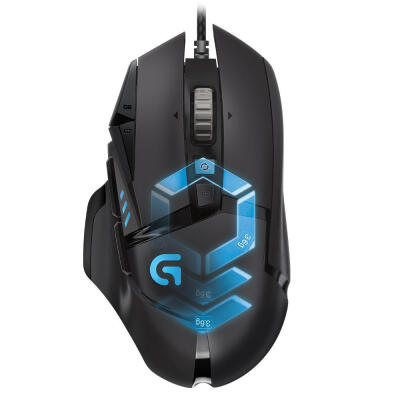 新店促销特价出售 全新国行Logitech/罗技G502 RGB鼠标有线电竞可编程配重游戏鼠标