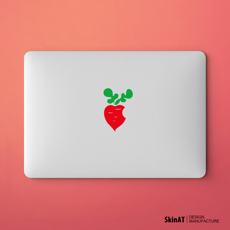 SkinAT Macbook Pro保护创意局部贴膜苹果笔记本Air背部局部贴纸