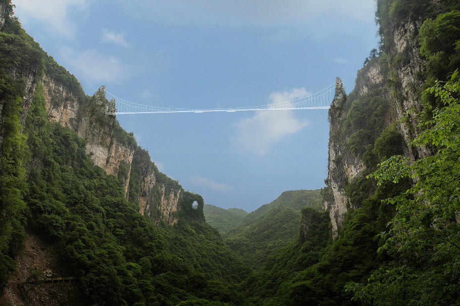 [组图] 漫步云天渡：张家界大峡谷玻璃桥(18P) 