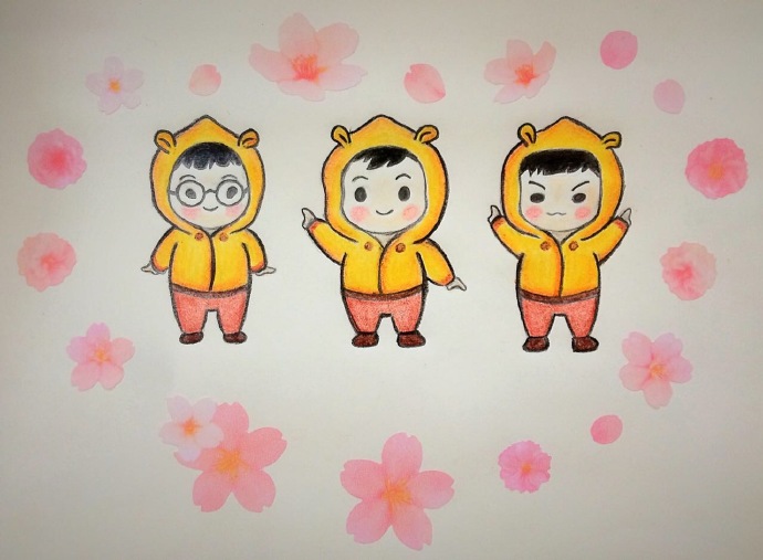 最爱的 萌萌哒 超级可爱的宋民国 三胞胎 动漫