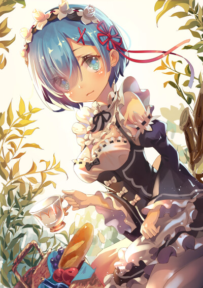 【侵删】Picnic with Rem | ElliV p站_id=57650380