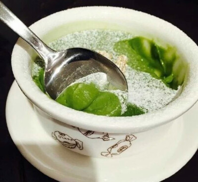 超浓厚的抹茶布丁，抹茶控动起来