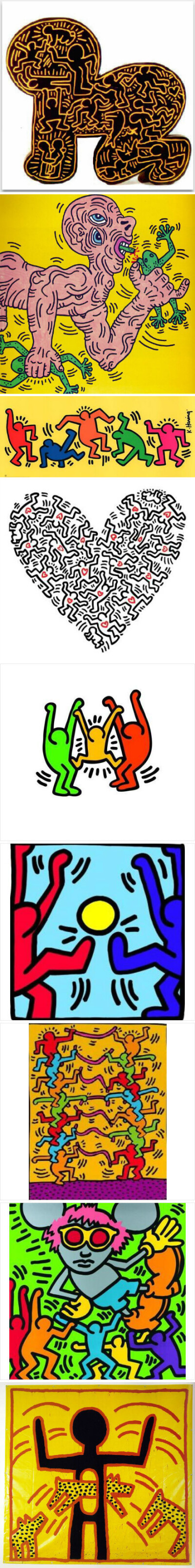 涂鸦艺术大师凯斯·哈林 (Keith Haring)