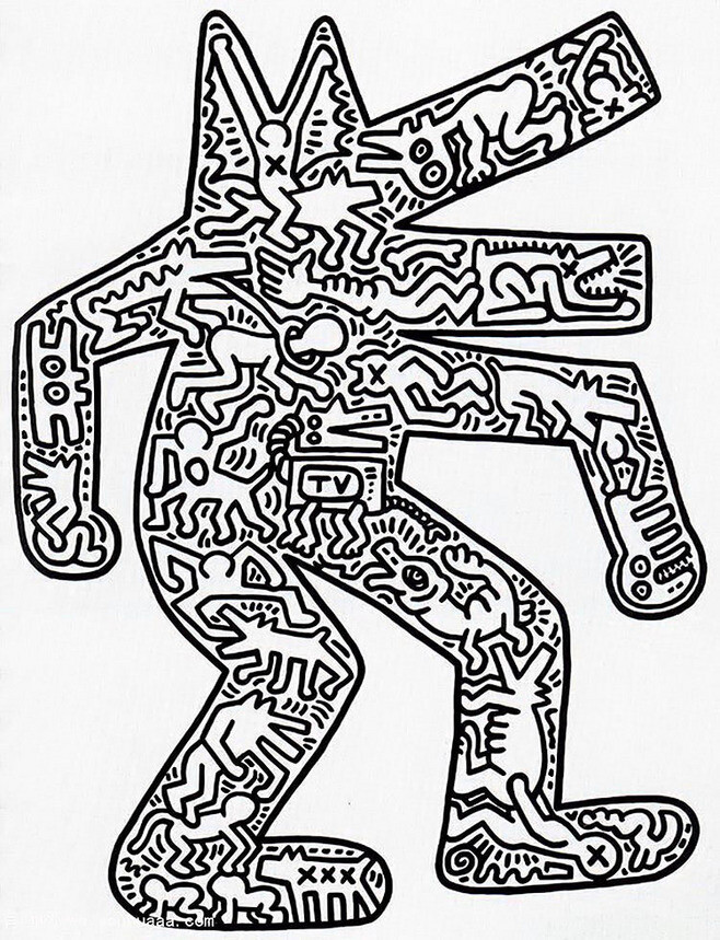 涂鸦艺术大师凯斯·哈林 (Keith Haring)