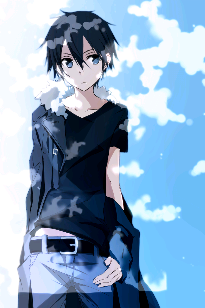 画师月森うさこ id=52775035 p站 桐人 桐谷和人 刀剑神域 男图