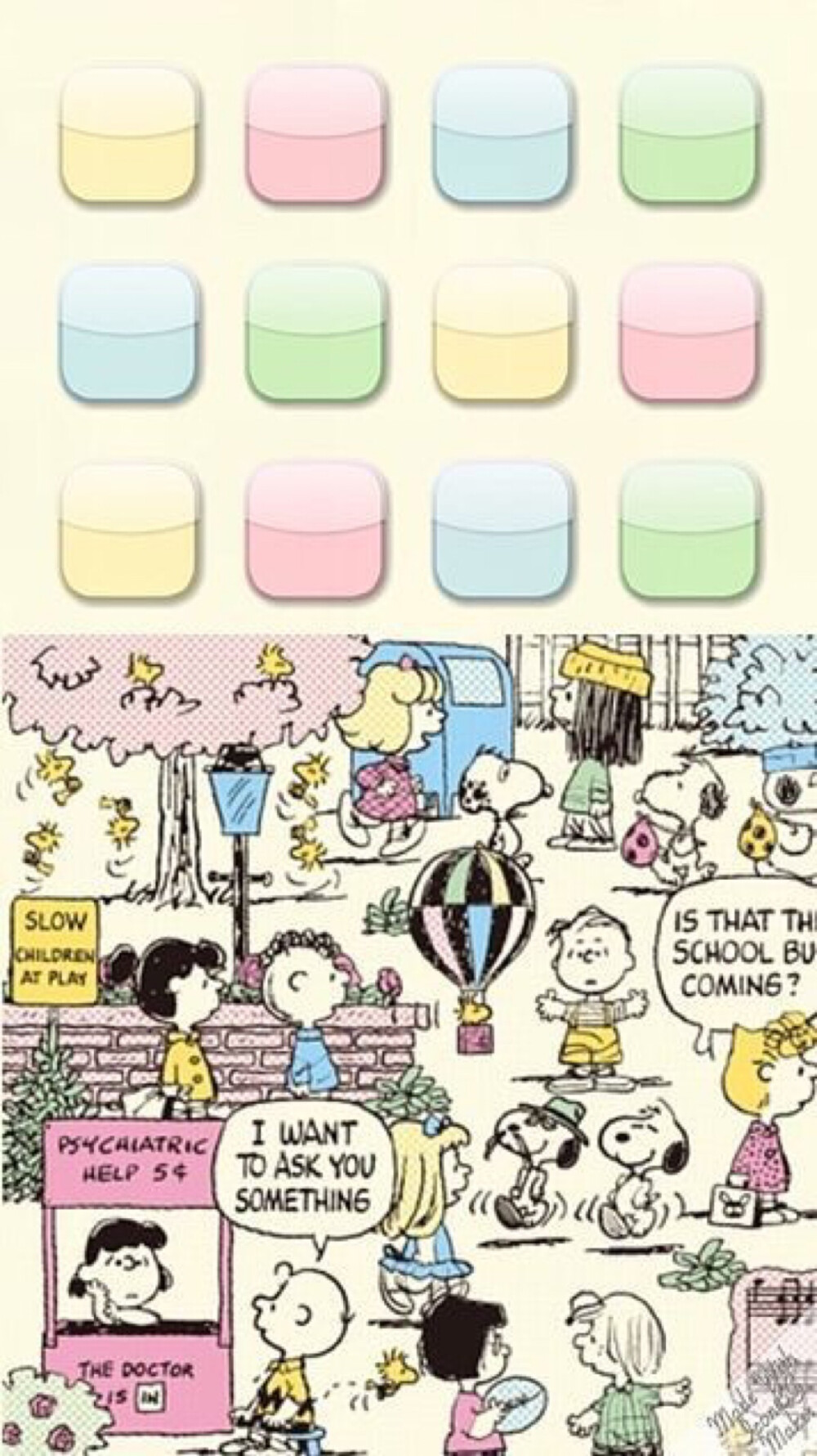 iPhone 壁纸 史努比 Snoopy