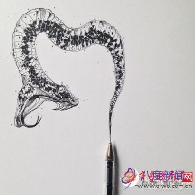 艺术家Alfred Basha的手绘插画