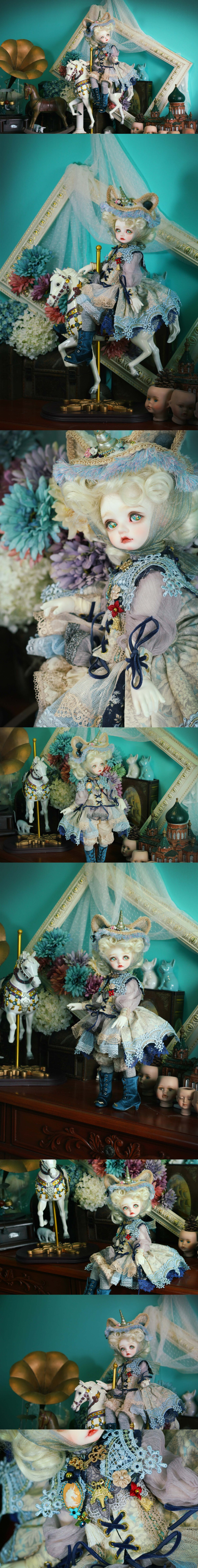 茹小怪Abimonster
6月24日 16:07 来自 微博 weibo.com
置顶 #Dollvie 2016# 【Unicorn】One Off 巨婴款 。这套是和 @Dollvie 官方合作的拍卖洋装。时间在【2016.7.24 DAY2】当天进行。这次拍卖是按照暗标方式进行，场刊内跟会场当天会有暗标拍卖纸提供，写上自己要购买的衣服名字／姓名／电话／等资料，并填上你出标的价格。大会会抽出最高的出价为成交价。具体详情见倒数图1，也可私信我。第一次参加oneoff拍卖，希望大家会喜欢！