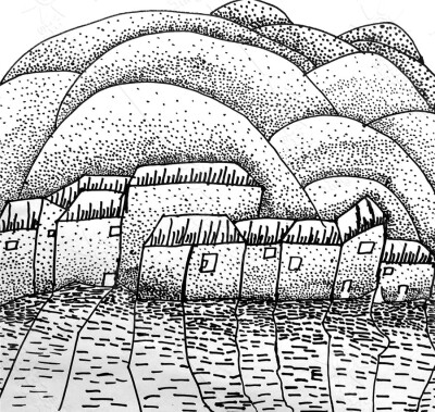 儿童线描作品