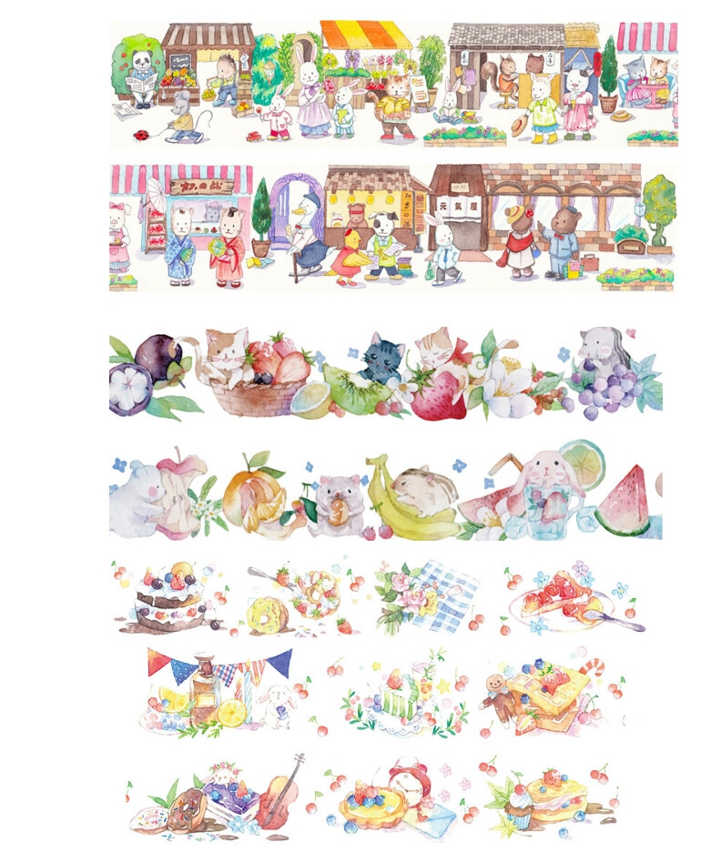 元气屋 胶带 贴纸素材